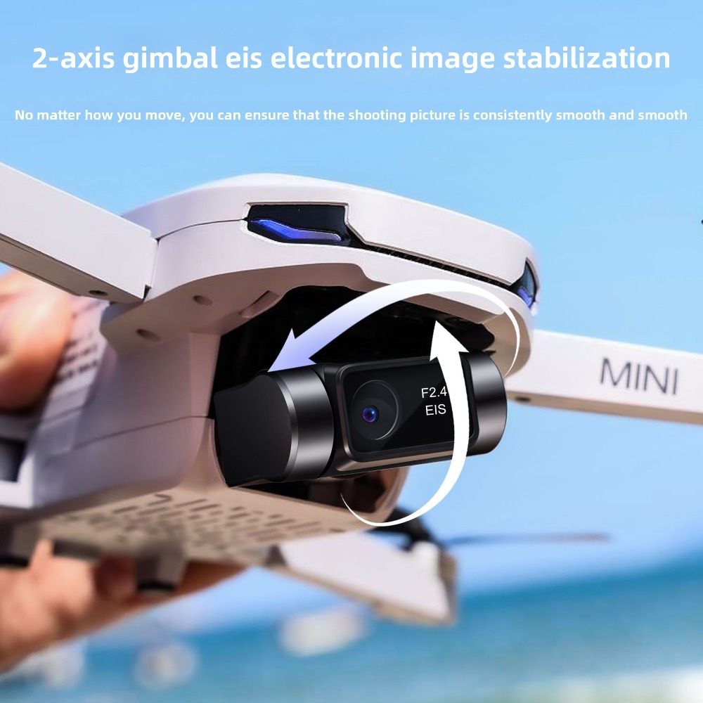 Drone Camera With Gimbal - Global MiniX Drone! 4K UHD &