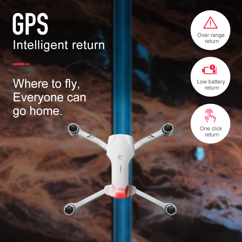 New 4K HD dual camera with GPS - Drone Camera Wide Angle ulasan dan harga