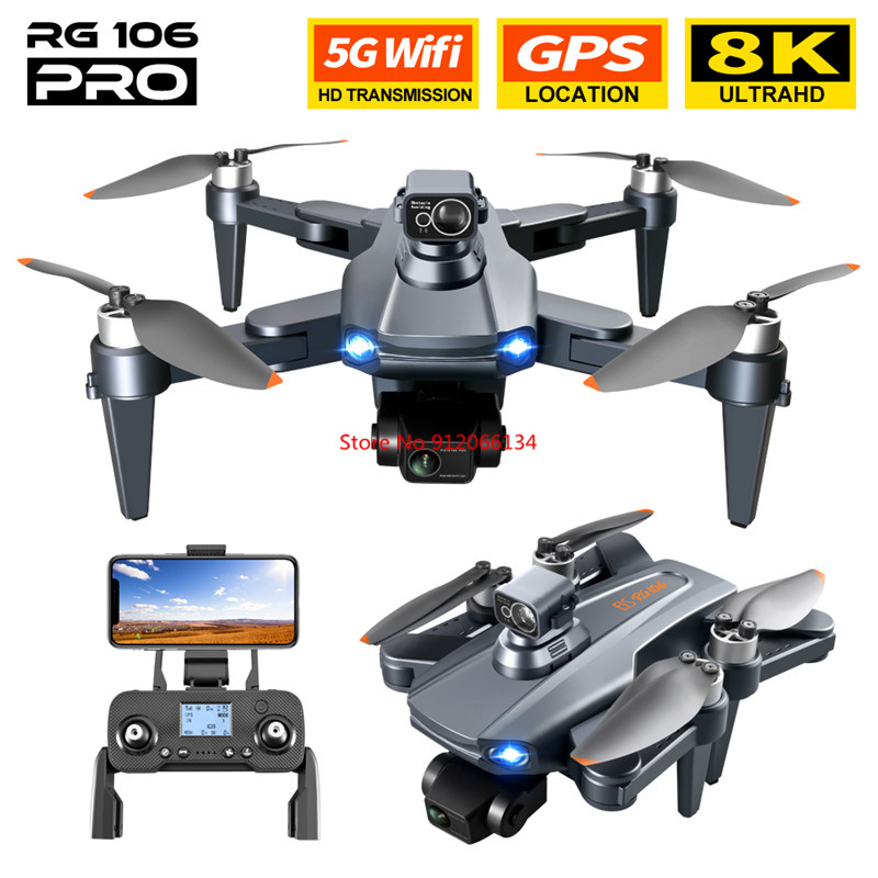 8K ESC Camera GPS Obstacle Avo - Drone Camera With Gimbal ulasan dan harga