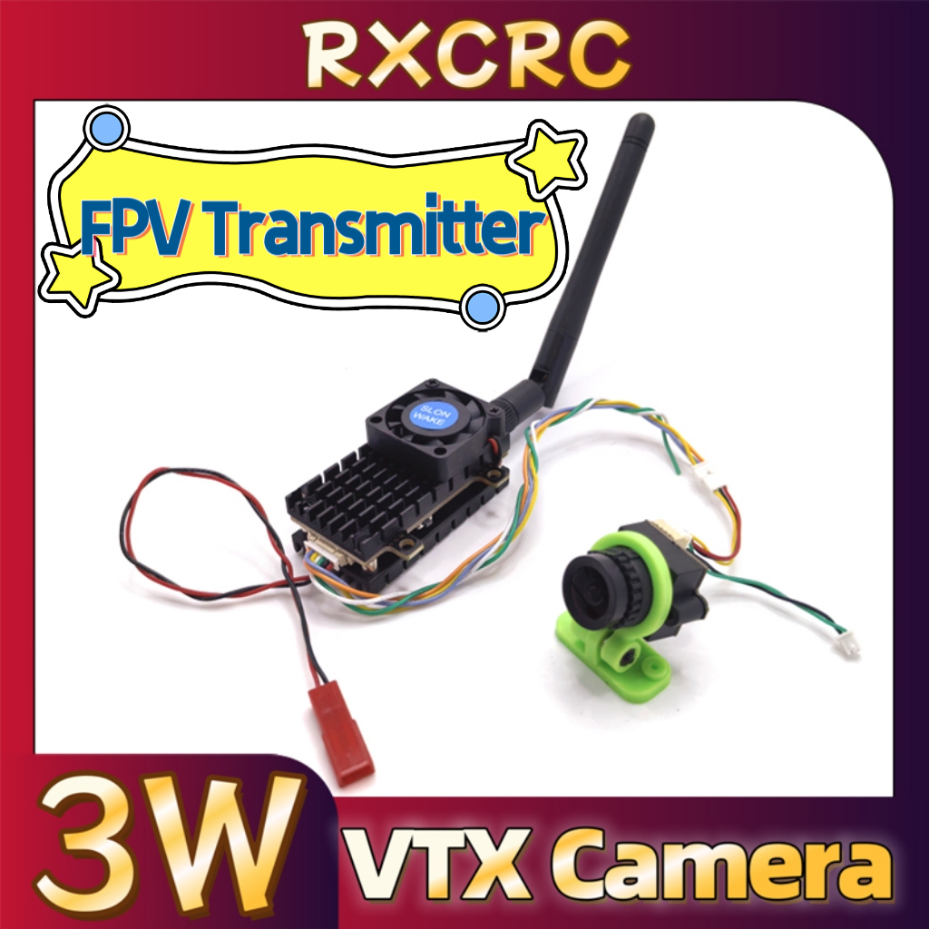 RXCRC 5.8G 3W Video VTX transm - Drone Camera Lens ulasan dan harga