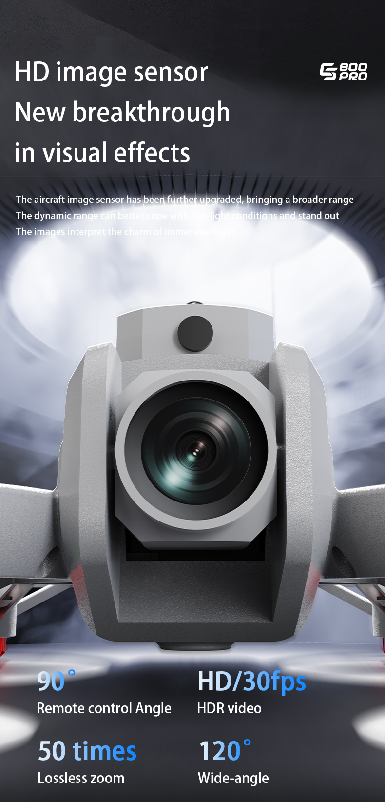 Professional ES800Pro Mini Dro - Drone Camera Vlog ulasan dan harga