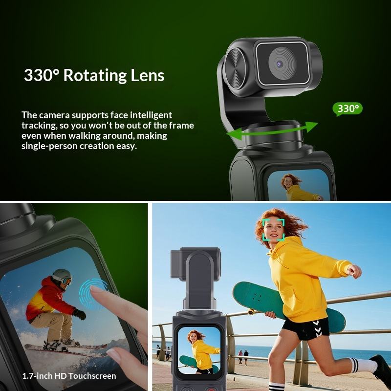 4K Ultra One-tap WiFi Pocket G - Drone Camera Stabilized ulasan dan harga