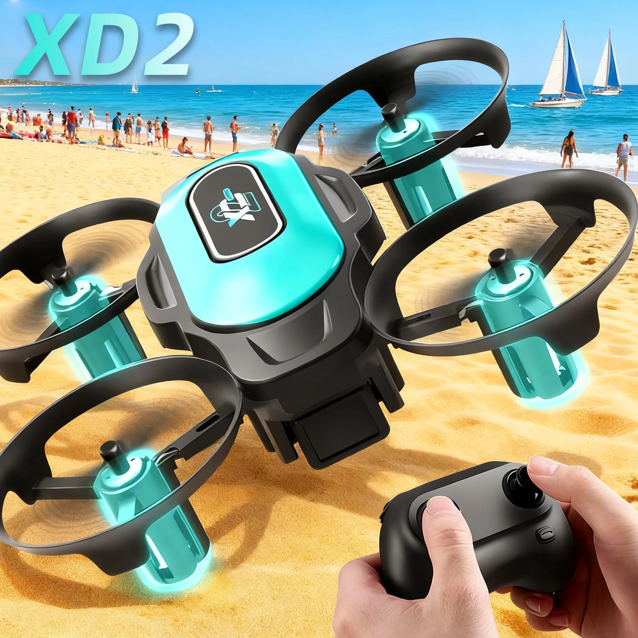 XD2 Mini Drone, 360° Stunt Fli - Drone Camera Mount ulasan dan harga