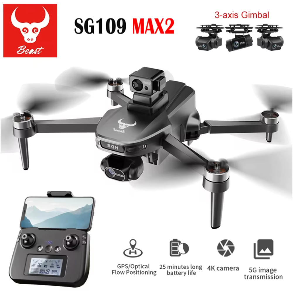 SG109 MAX2 Professional FPV 8K - Drone Camera 4K ulasan dan harga