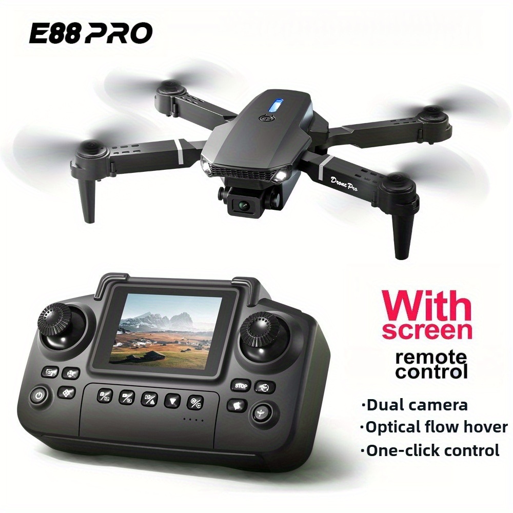 E88 Pro RC Drone WiFi FPV Heig - Drone Camera Wide Angle ulasan dan harga
