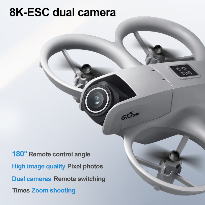 New GT3 Mini RC Drone 8K 5G Ae - Drone Camera Mount ulasan dan harga