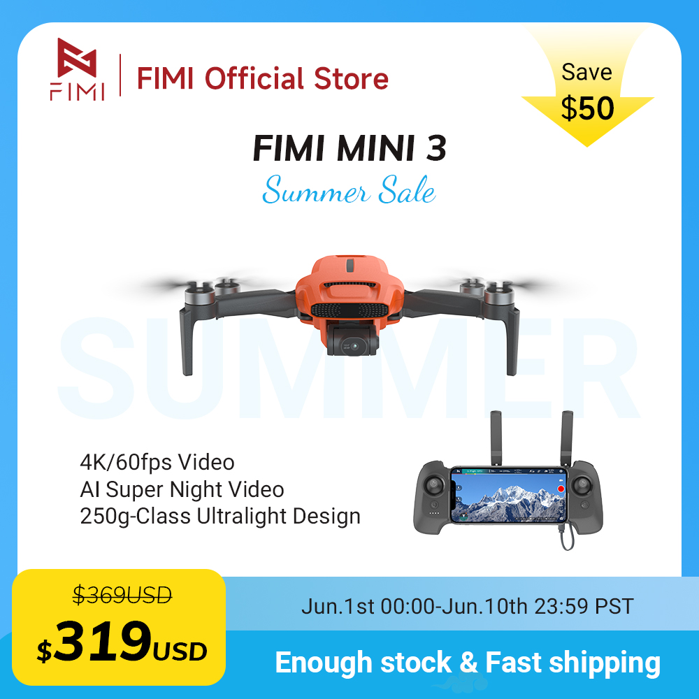 FIMI MINI 3 Camere drone 4K 60 - Drone Camera Night Vision ulasan dan harga