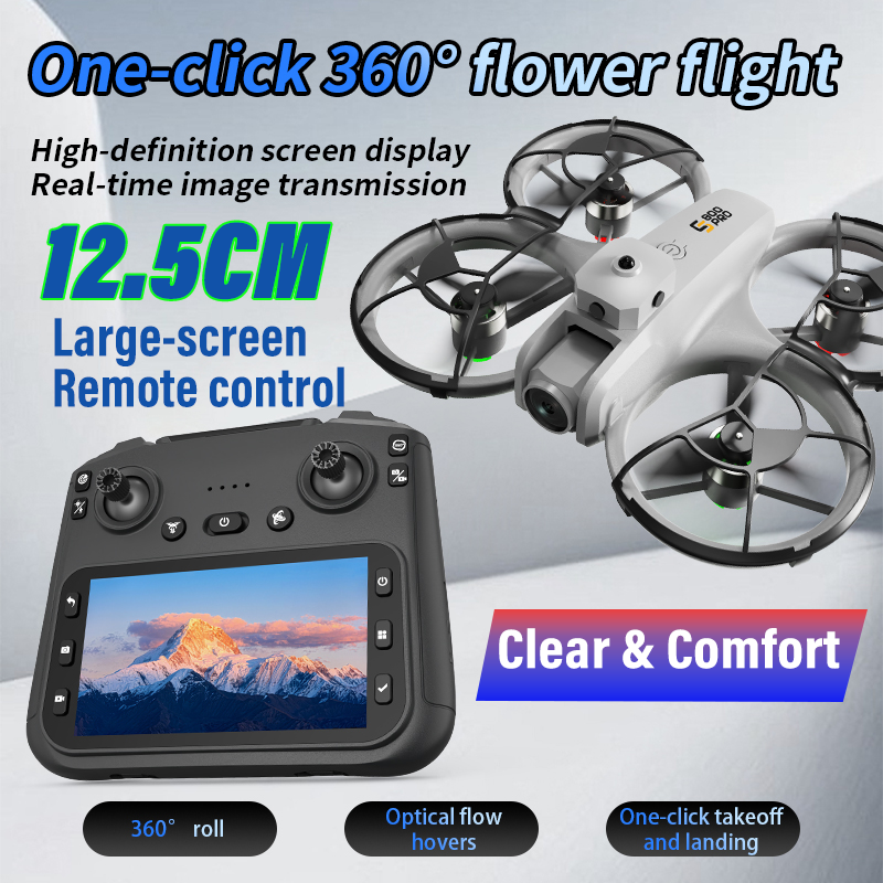 ES800PRO Drones 12.5CM Screen  - Drone Camera Vlog ulasan dan harga
