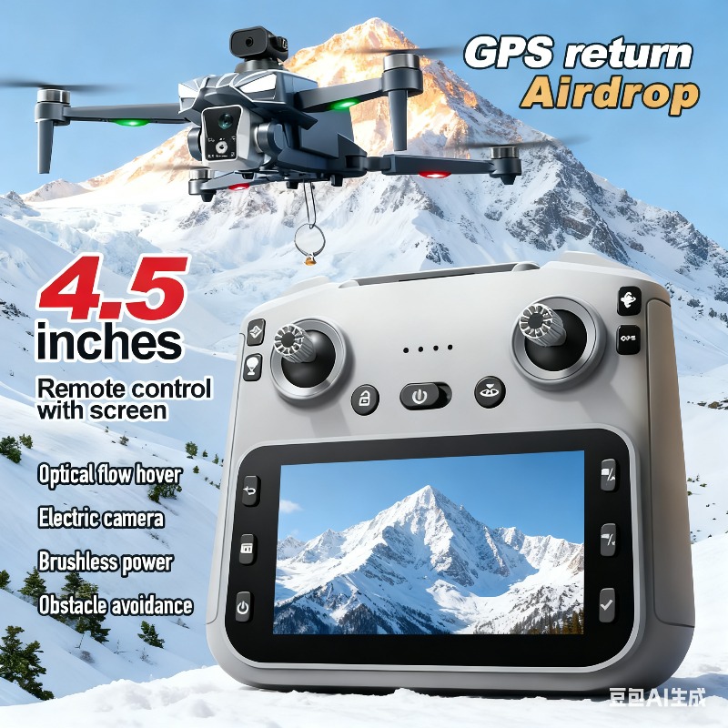 K18MAX 5G GPS Folding Drone, 8 - Drone Camera Mount ulasan dan harga